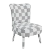 velvet accent chair- 3d model
