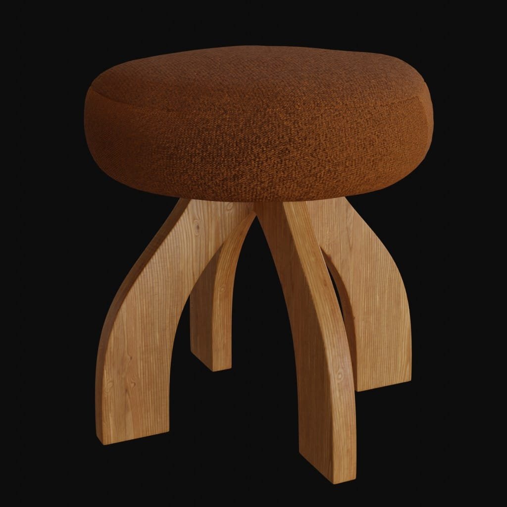 Kolu stool- 3d model