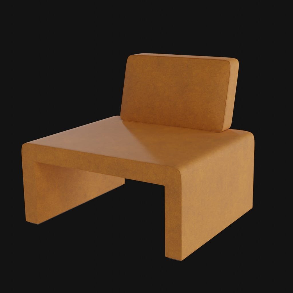 Labanca sofa(2 piece)- 3d model
