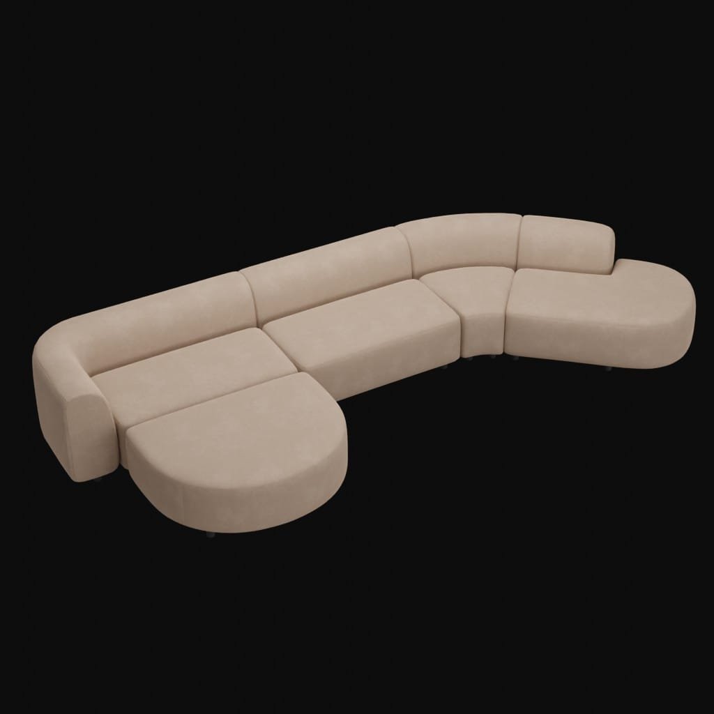 Lugo sofa set- 3d model