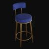 Nordic counter stool 3d model