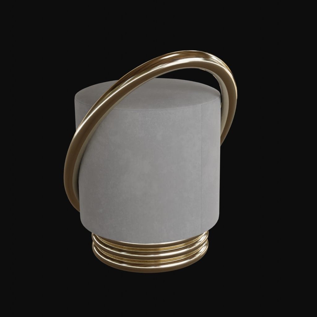 dressing stool- 3d model