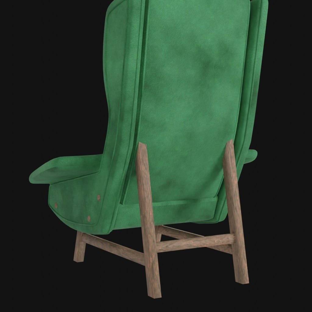 Giulia armchair- 3d model