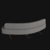 little curve sofa- 3d model