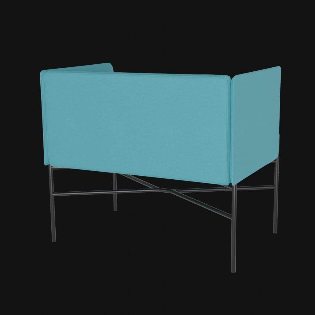 chill out sofa small- 3d model