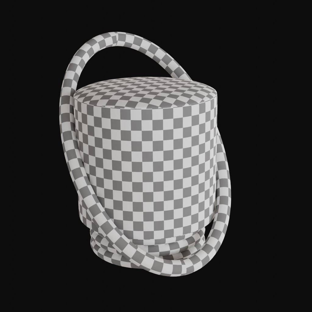 dressing stool- 3d model