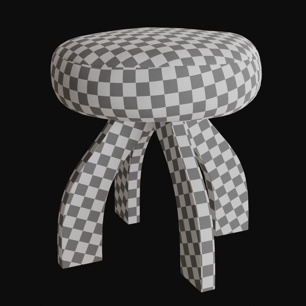 Kolu stool- 3d model