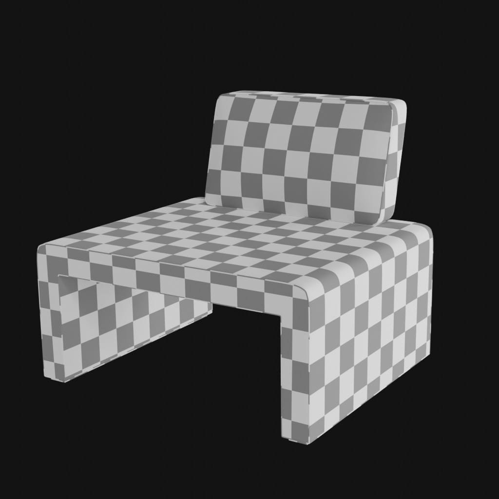 Labanca sofa(2 piece)- 3d model