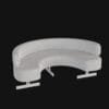 curved sofa- 3d model