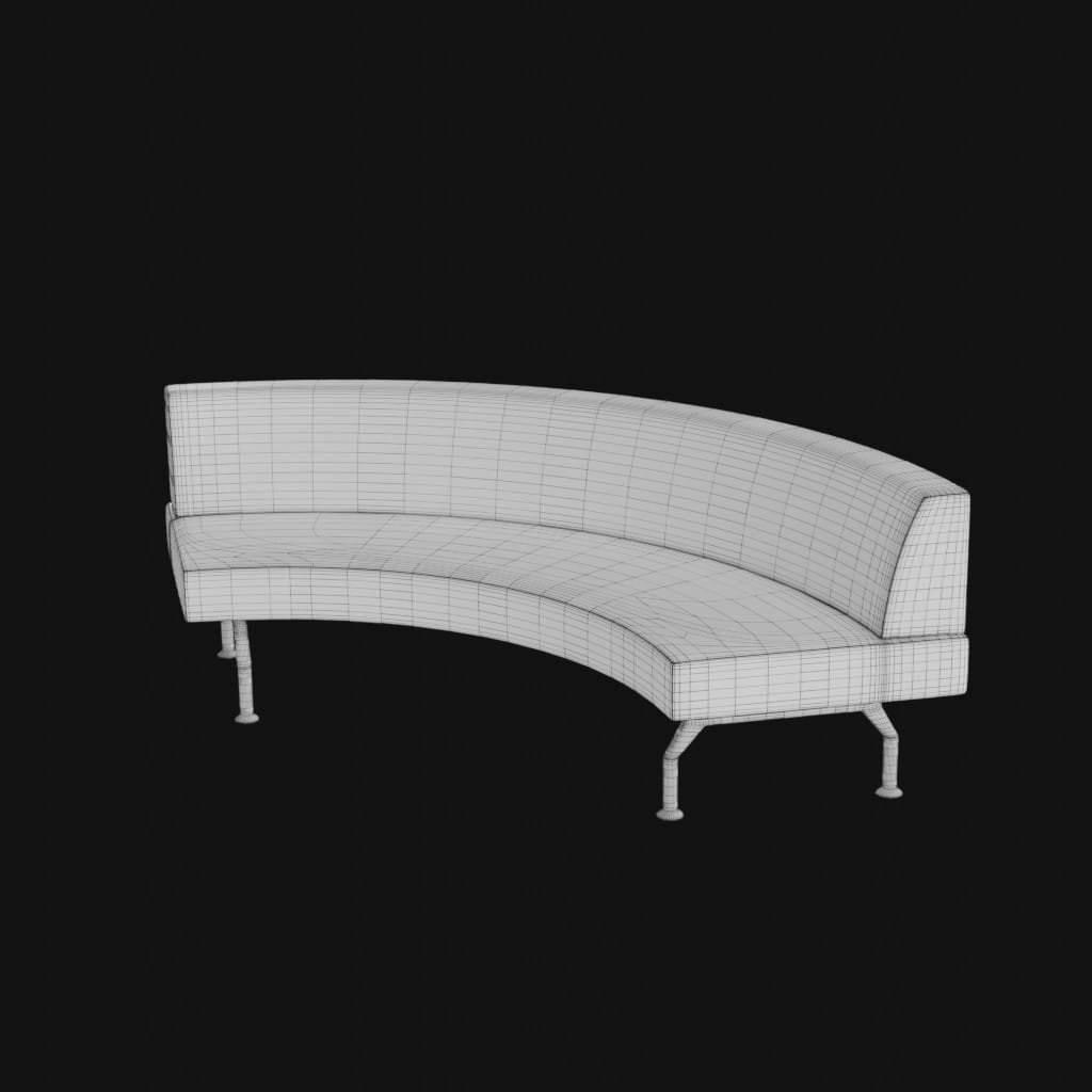 Intercity sofal (2 piece)- 3d model