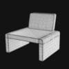 Labanca sofa(2 piece)- 3d model