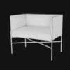 chill out sofa small- 3d model