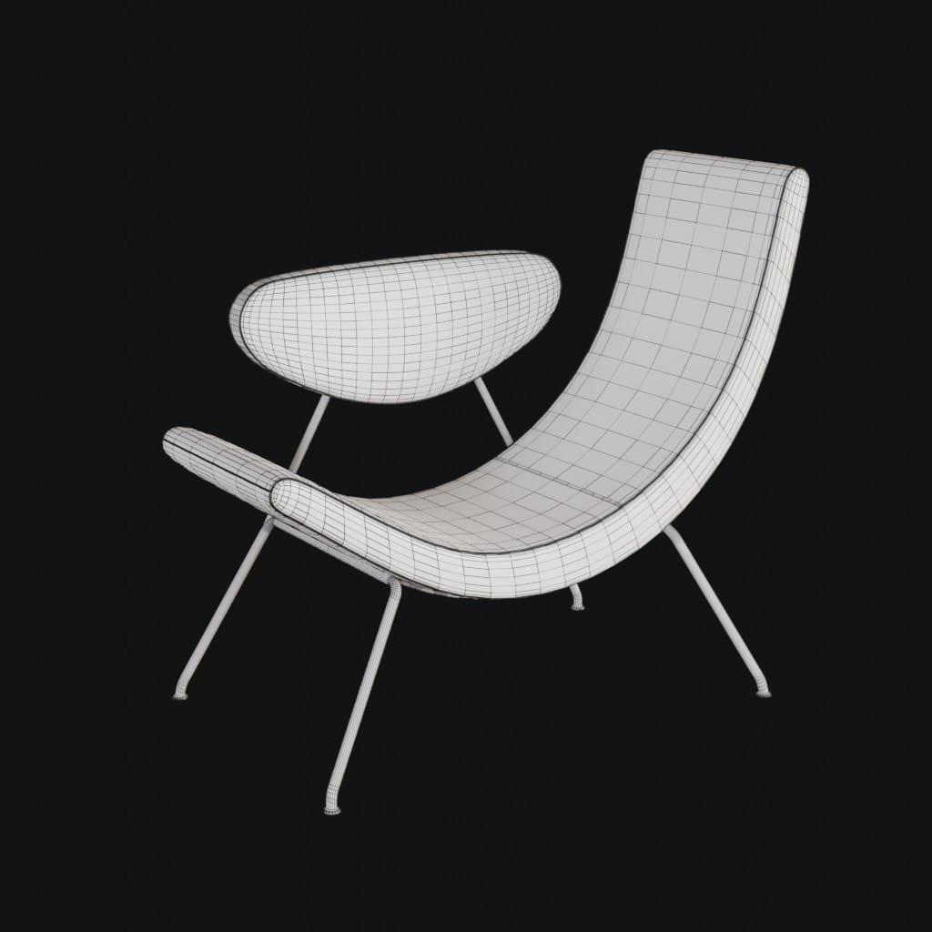 Sivel chair 2- 3d model