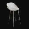 contemporary bar stool- 3d model