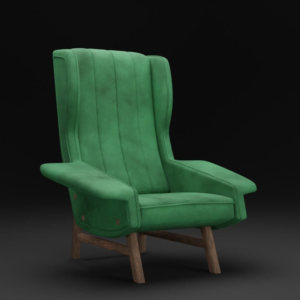 Giulia armchair- 3d model