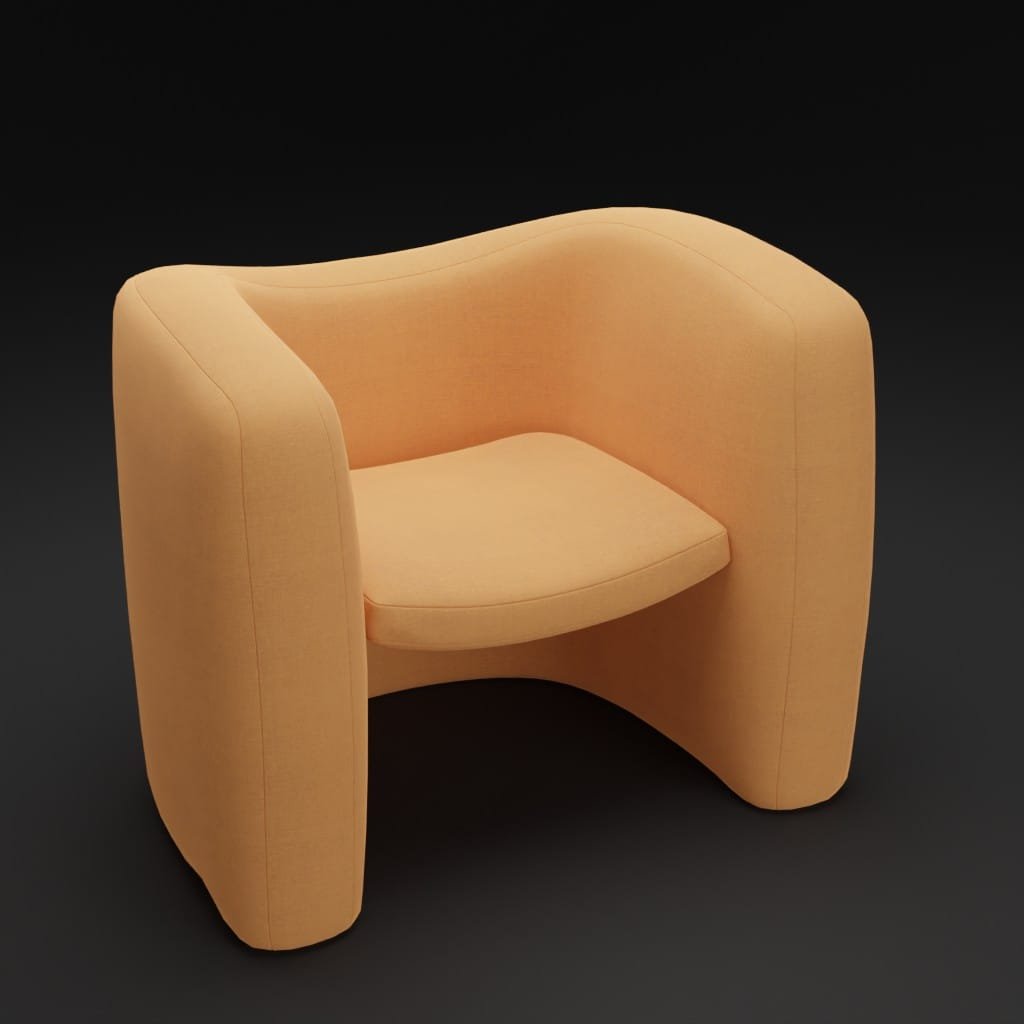 Lagoa armchair- 3d model