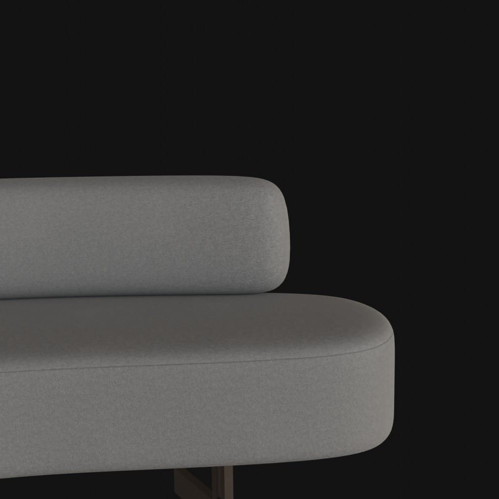 little curve sofa- 3d model