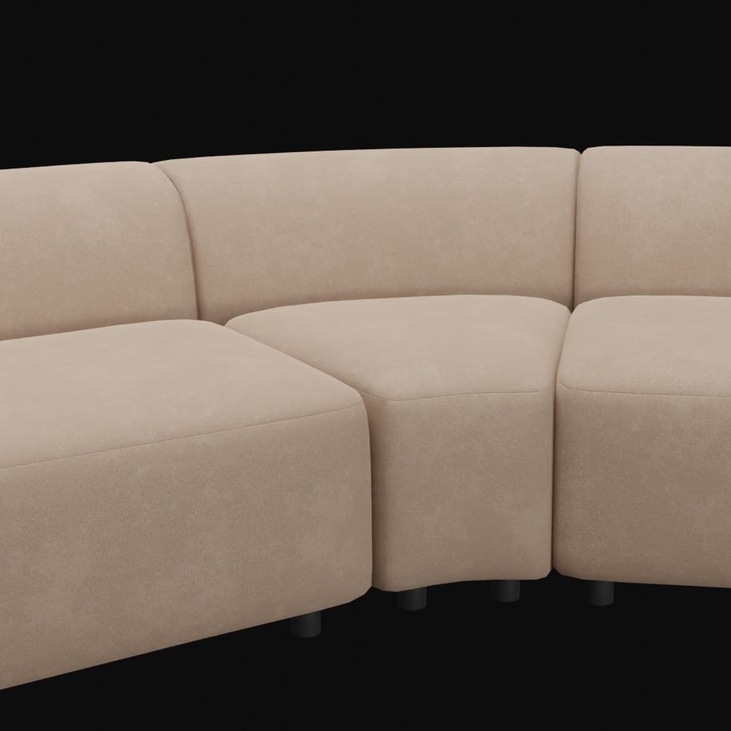 Lugo sofa set- 3d model