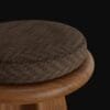 oak ojai swivel stool-3d model