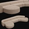 Lugo sofa set- 3d model