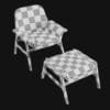 Agnese arm chair- 3d model