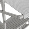 Medieval wooden stall - 3d model